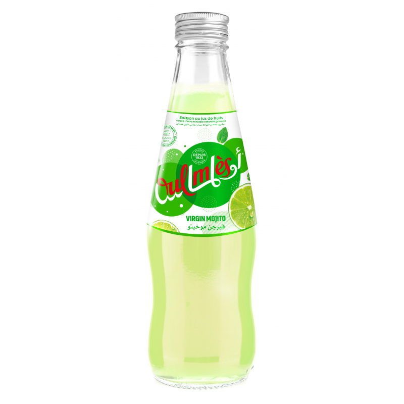 OulmÃ¨s Bulles FruitÃ©es Mojito verre pack 12x25cl