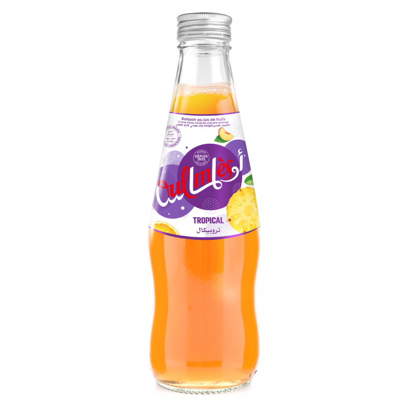 OulmÃ¨s Bulles FruitÃ©es Tropic verre pack 12x25cl