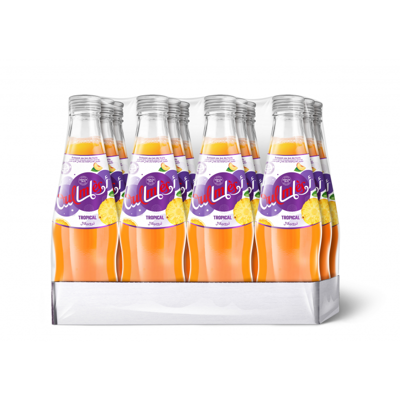 OulmÃ¨s Bulles FruitÃ©es Tropic verre pack 12x25cl - 2 sur 2