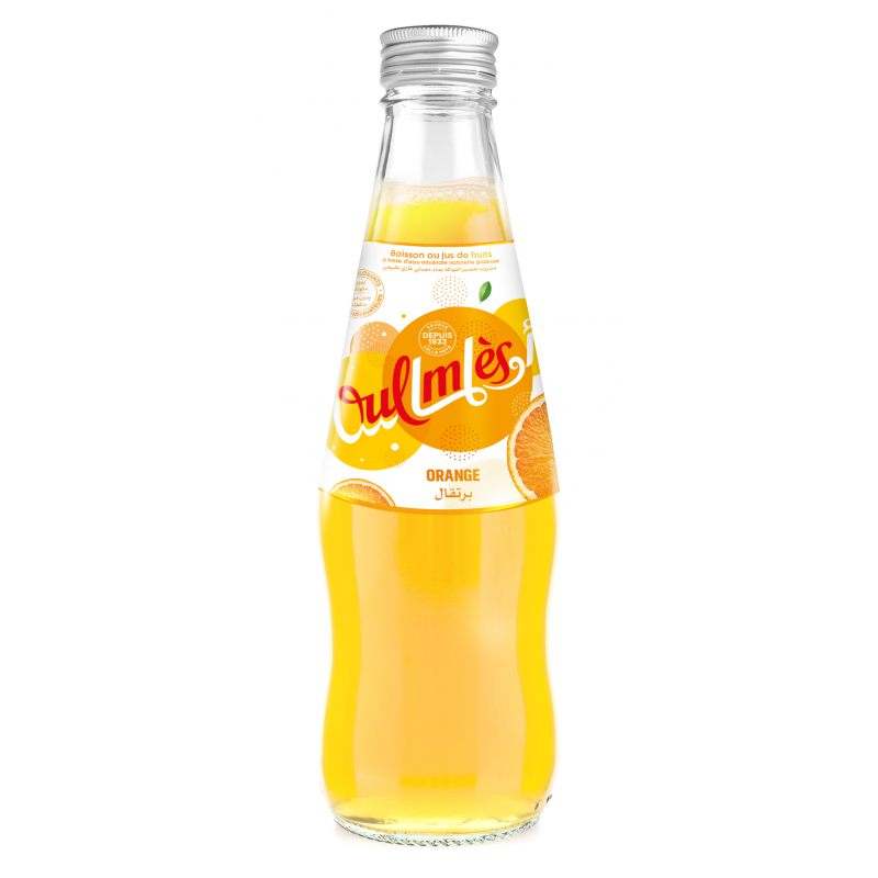 OulmÃ¨s Bulles FruitÃ©es Orange verre pack 12x25cl