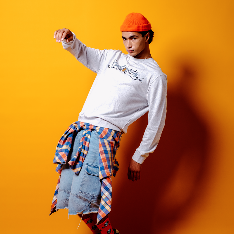 Sweatshirt Gris - Unisexe - 2 sur 4