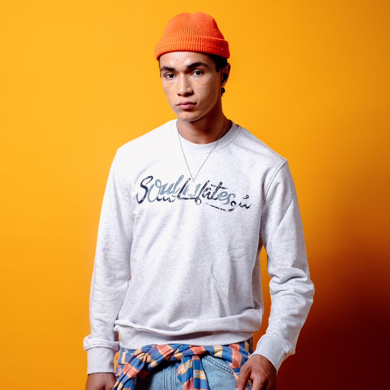 Sweatshirt Gris - Unisexe - 4 sur 4