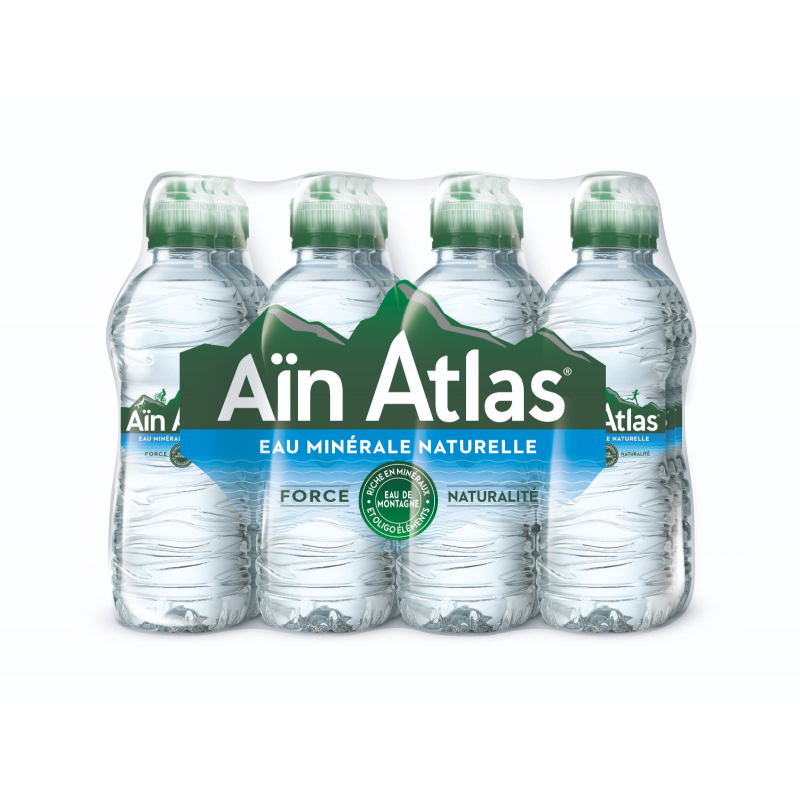 AÃ¯n  Atlas bouchons sport pack 12x50cl - 2 sur 3