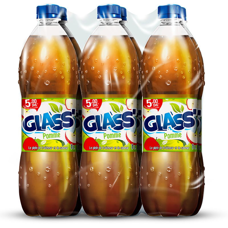 Glassâ€™ Pomme pack 6x1L - 2 sur 4