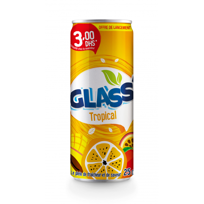 Glassâ€™ Tropical Canette 12x25cl