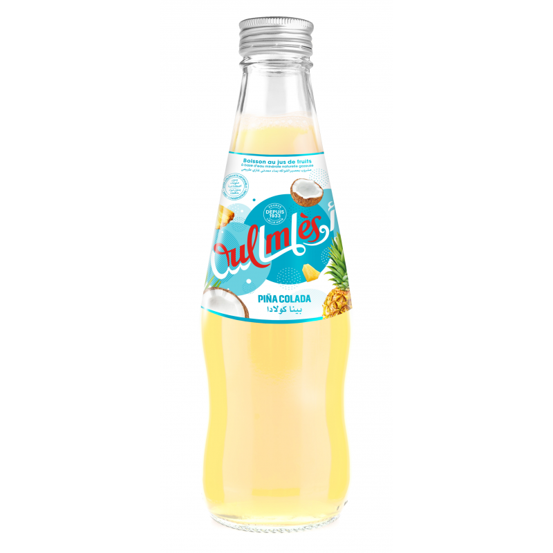 OulmÃ¨s Bulles PiÃ±a Colada verre pack 12x25cl
